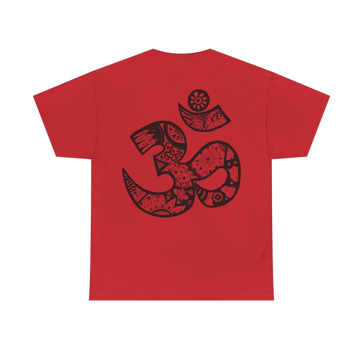 Om Symbol Tee — Hand-Drawn Mandala Om Spiritual Yoga T-Shirt