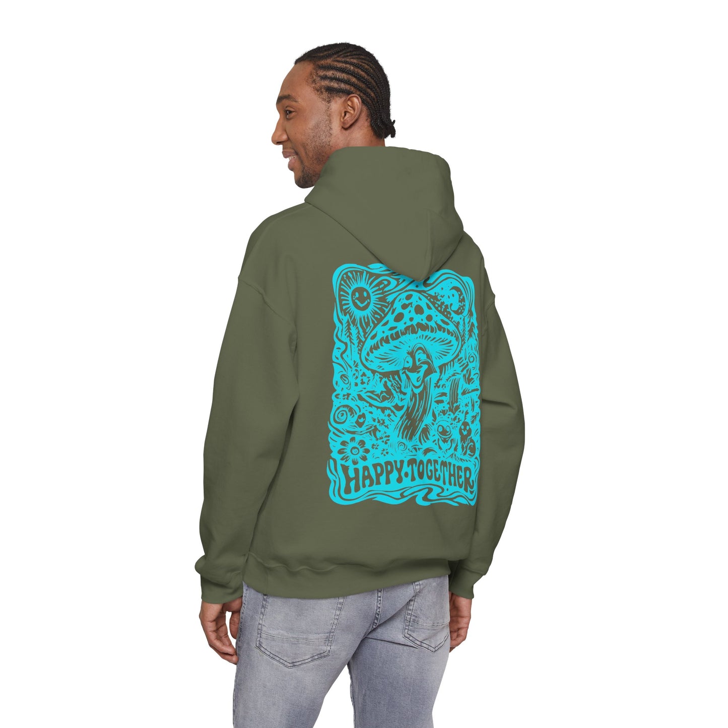 Happy Together Mushroom Hoodie — Kwalatee Graphic Pullover