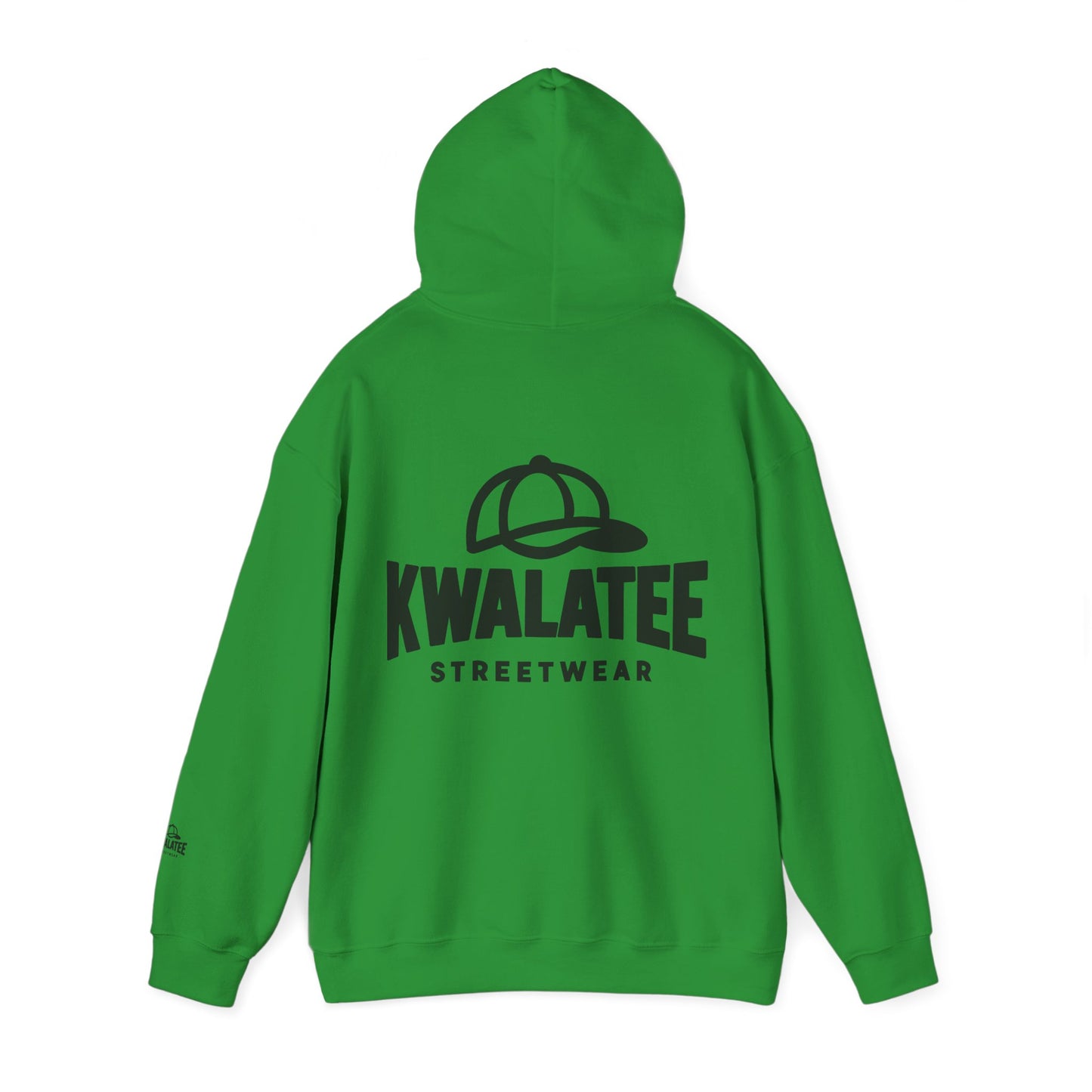 Kwalatee Streetwear Hoodie – Logo Pullover with Cap Graphic