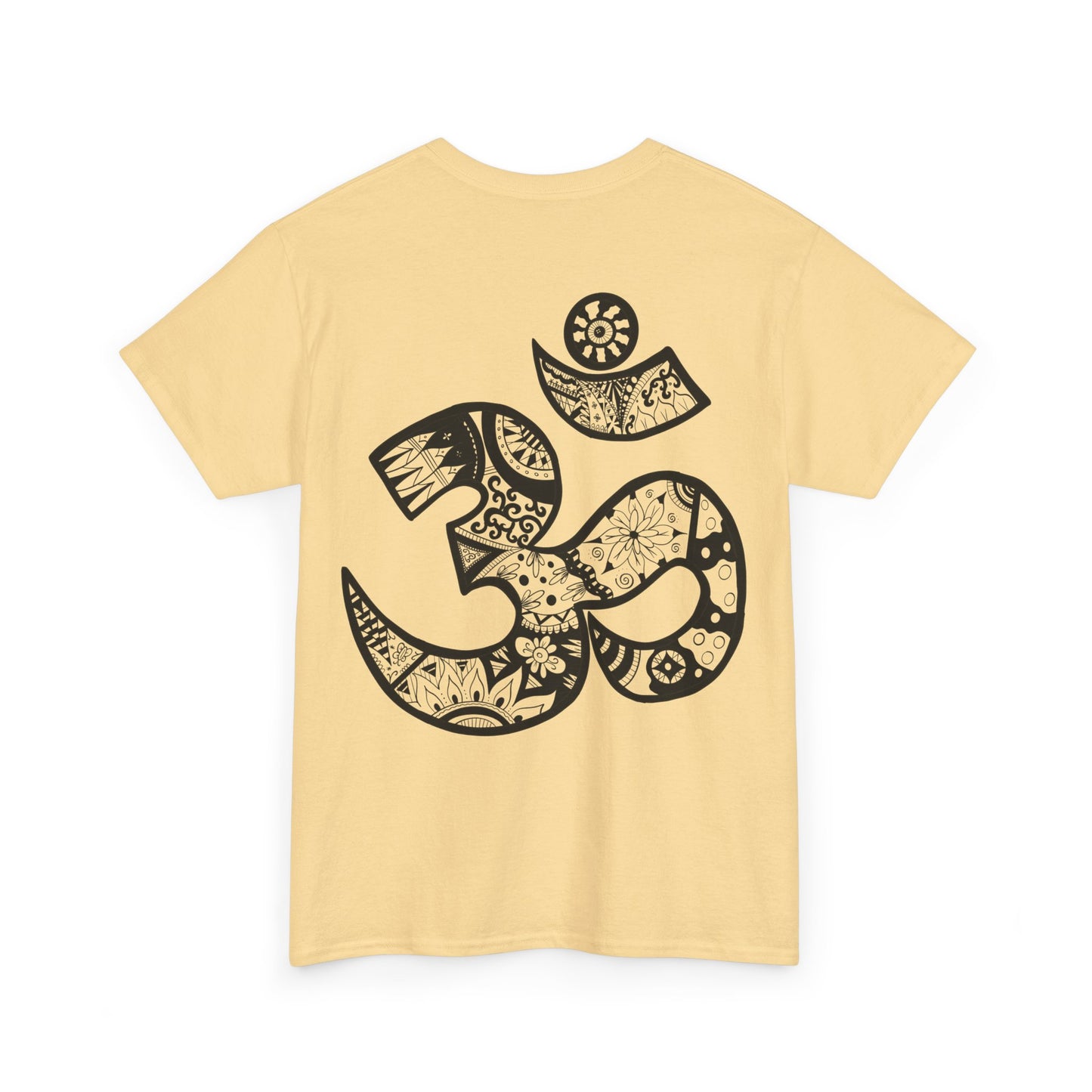 Om Symbol Tee — Hand-Drawn Mandala Om Spiritual Yoga T-Shirt