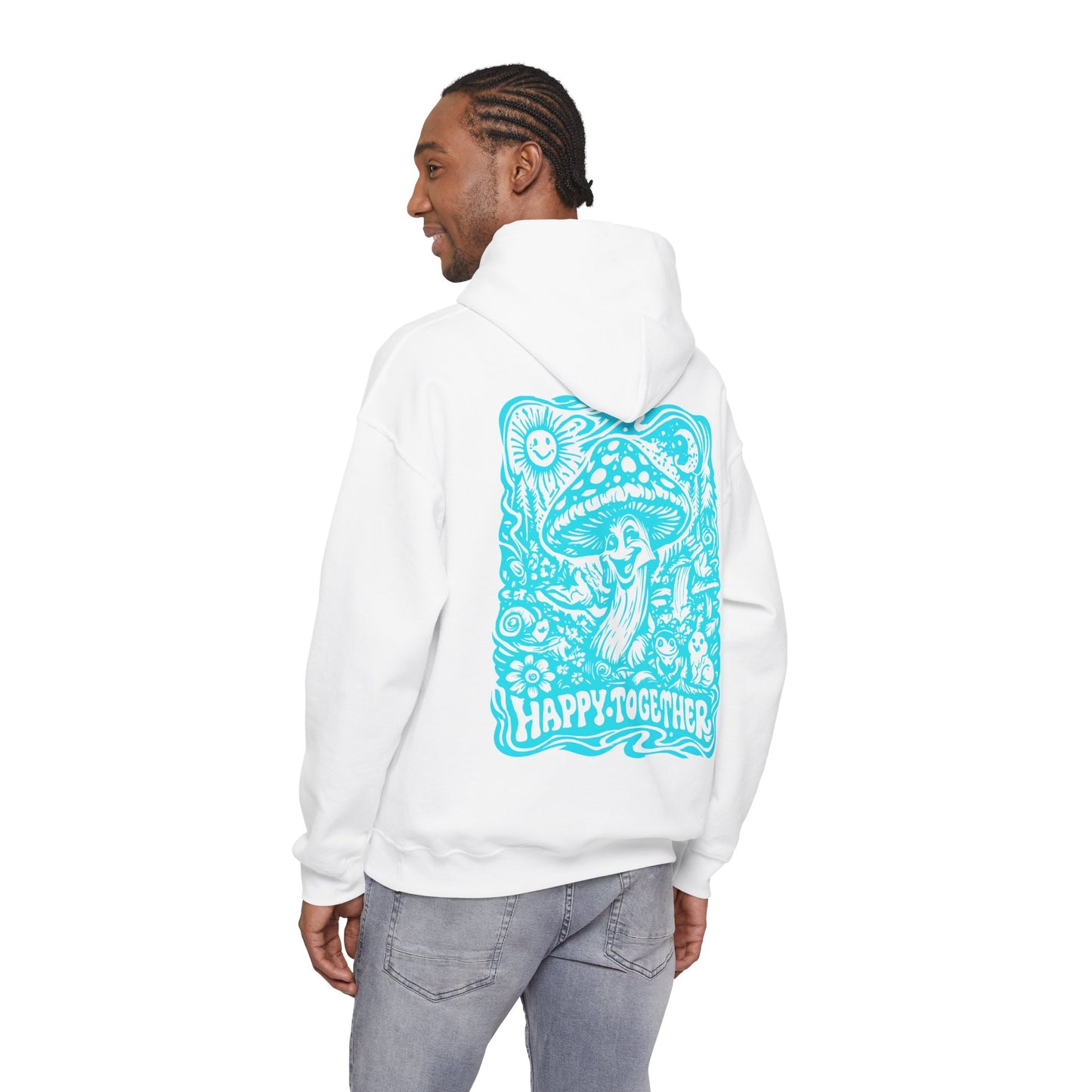 Happy Together Mushroom Hoodie — Kwalatee Graphic Pullover