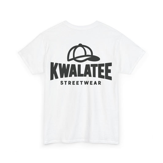 Kwalatee Streetwear Graphic Tee — Bold Cap Logo T-Shirt