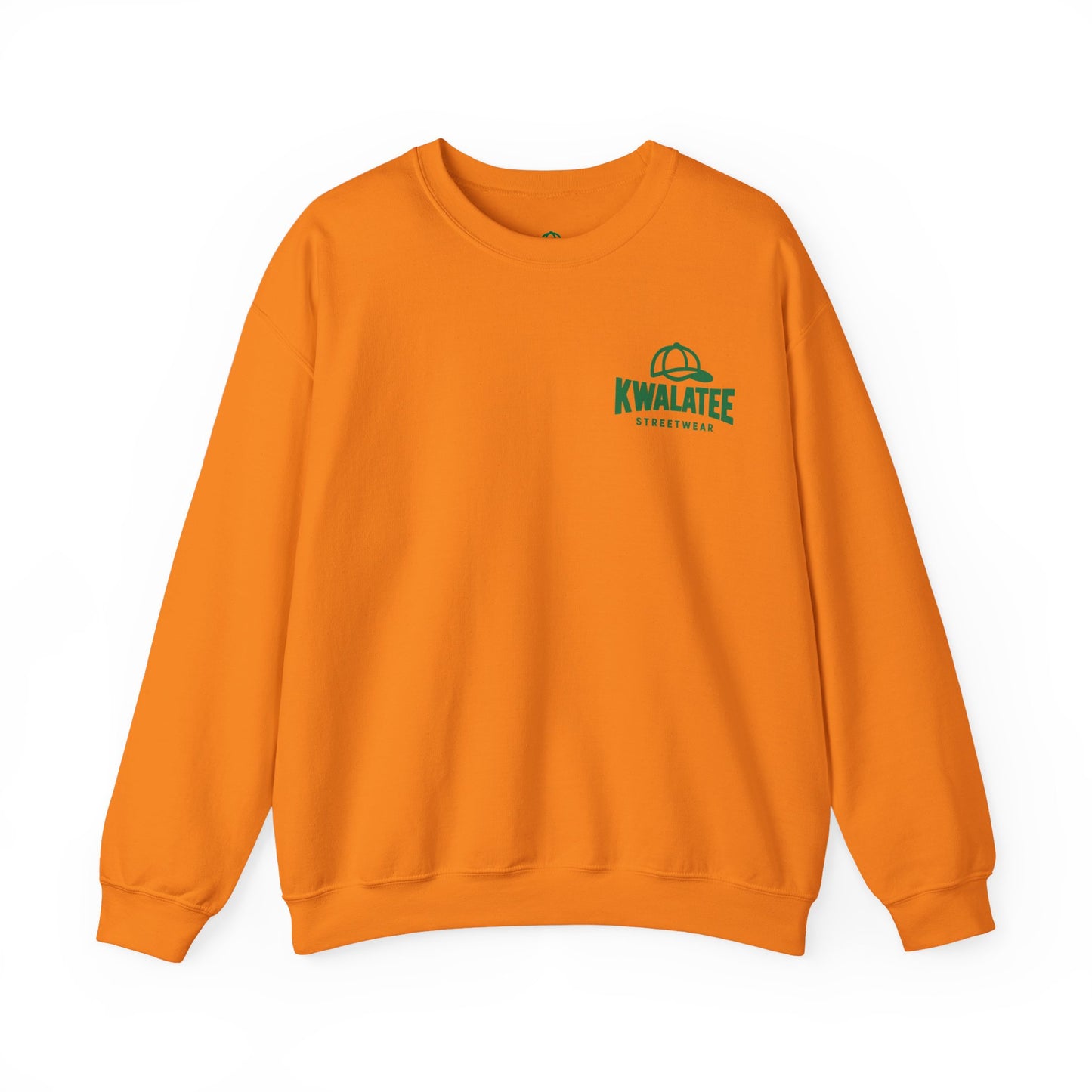 Crewneck — Green Mandala Eye Graphic with “KWALATEE” Logo