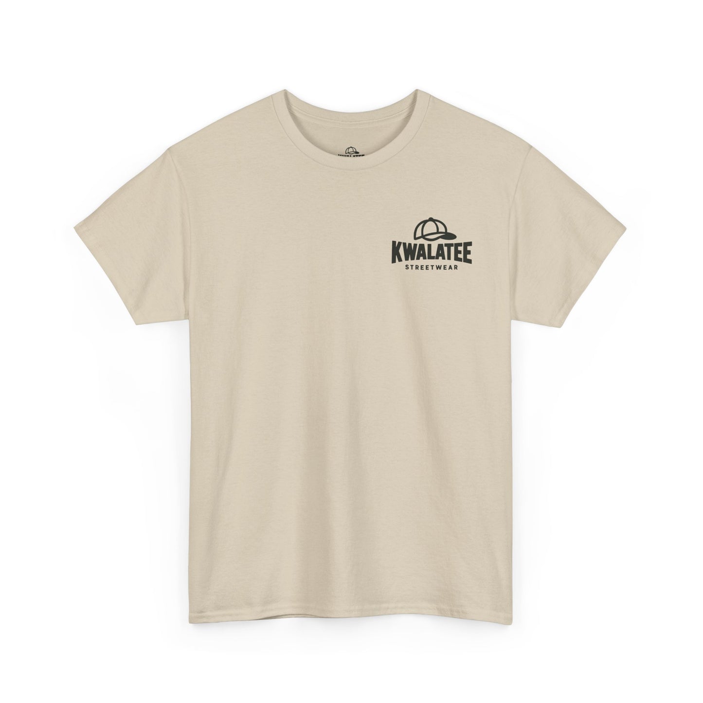 Mandala eye Graphic Tee — Kwalatee® Chest Logo & Ornamental Back Print