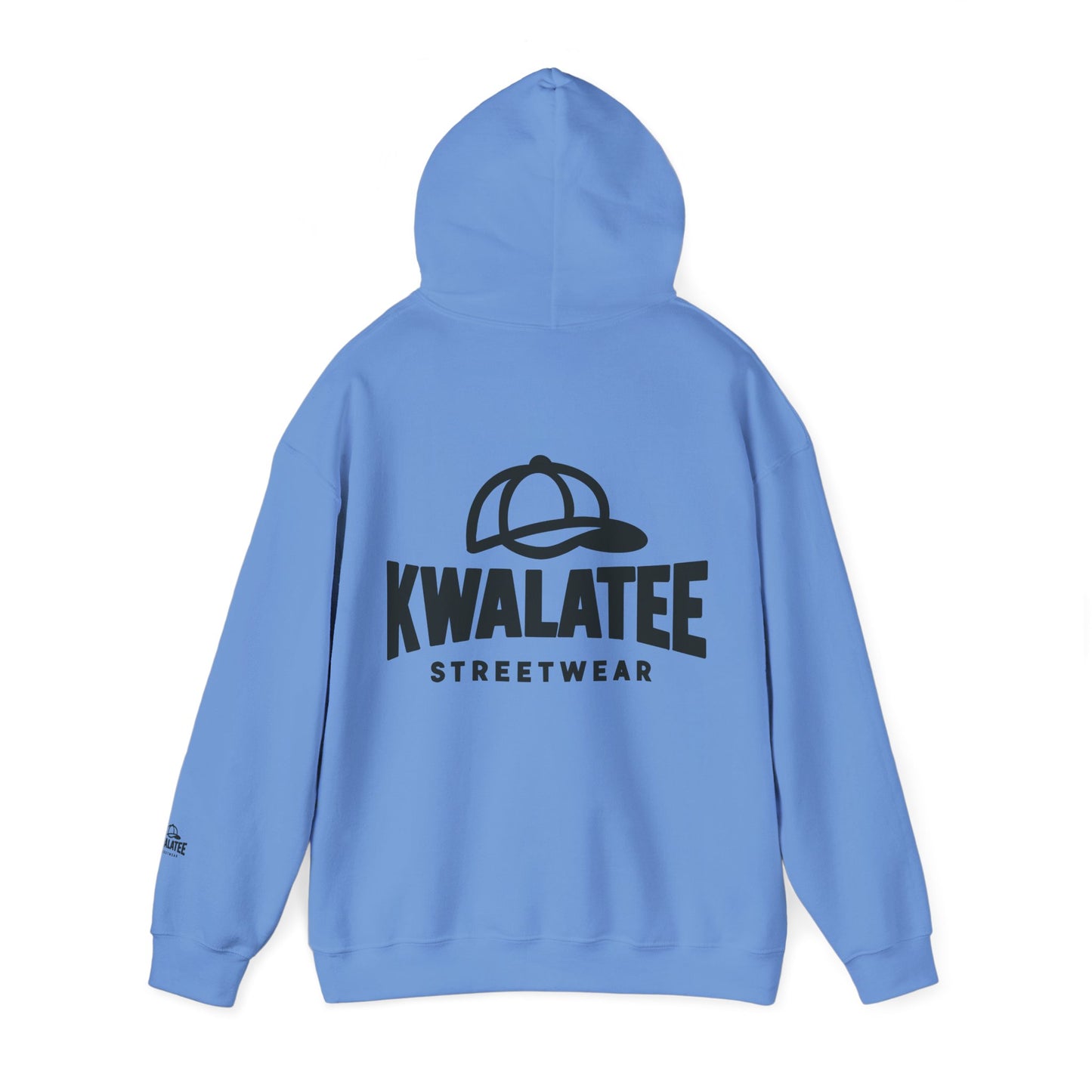 Kwalatee Streetwear Hoodie – Logo Pullover with Cap Graphic