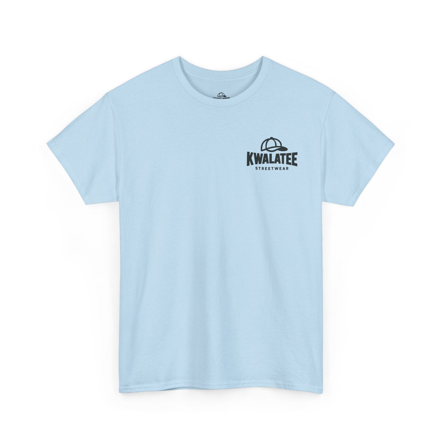 Mandala eye Graphic Tee — Kwalatee® Chest Logo & Ornamental Back Print