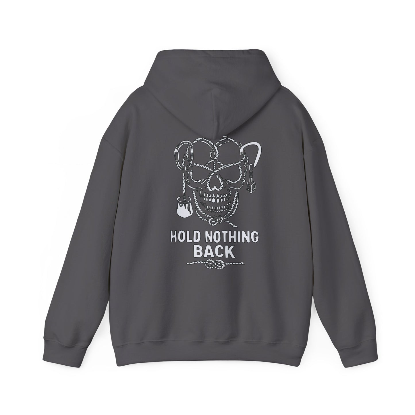 Hold Nothing Back Skull Hoodie — Kwalitee Streetwear Hooded Sweatshirt