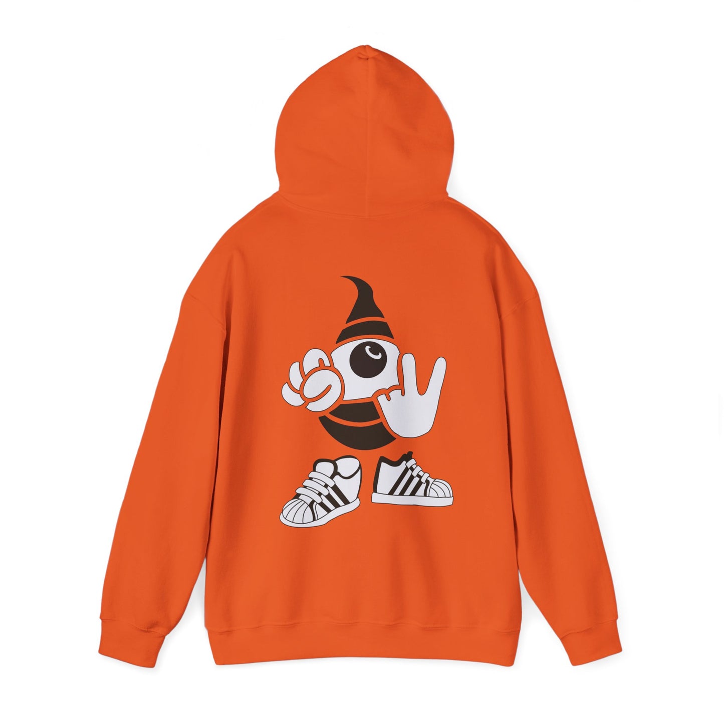 Lazee eyeHoodie — KwalaTee Logo & Cartoon Bee Graphic Sweatshirt