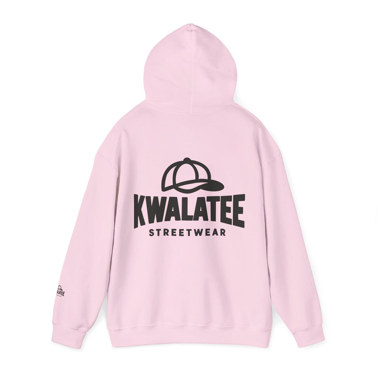 Kwalatee Streetwear Hoodie – Logo Pullover with Cap Graphic