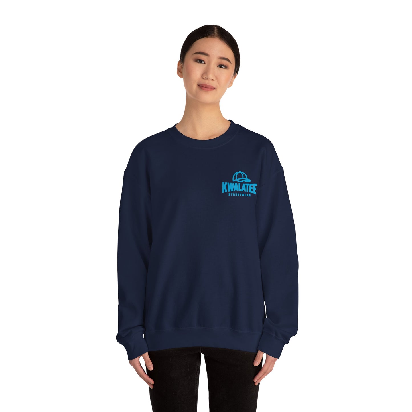 Crewneck Sweatshirt — My Life My Game My Rules Graffiti Design
