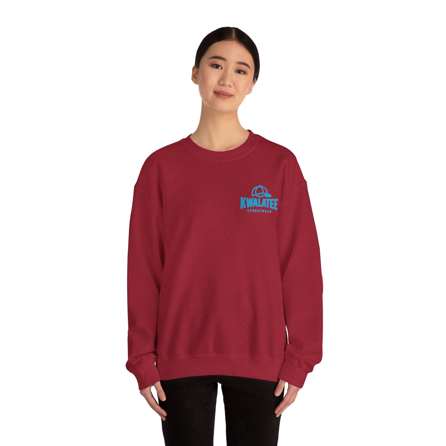 Crewneck Sweatshirt — My Life My Game My Rules Graffiti Design