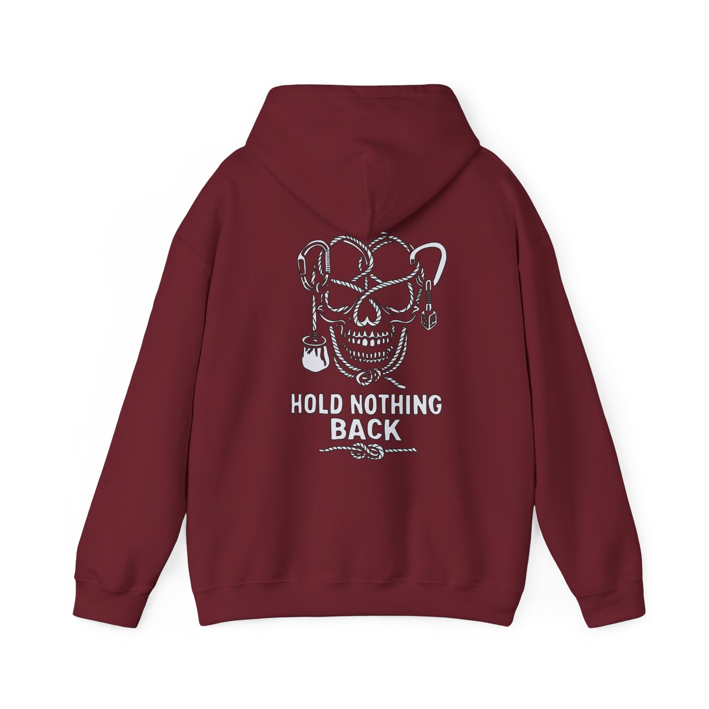Hold Nothing Back Skull Hoodie — Kwalitee Streetwear Hooded Sweatshirt