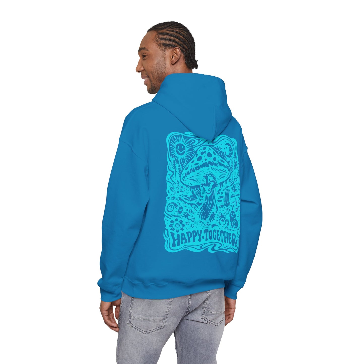 Happy Together Mushroom Hoodie — Kwalatee Graphic Pullover