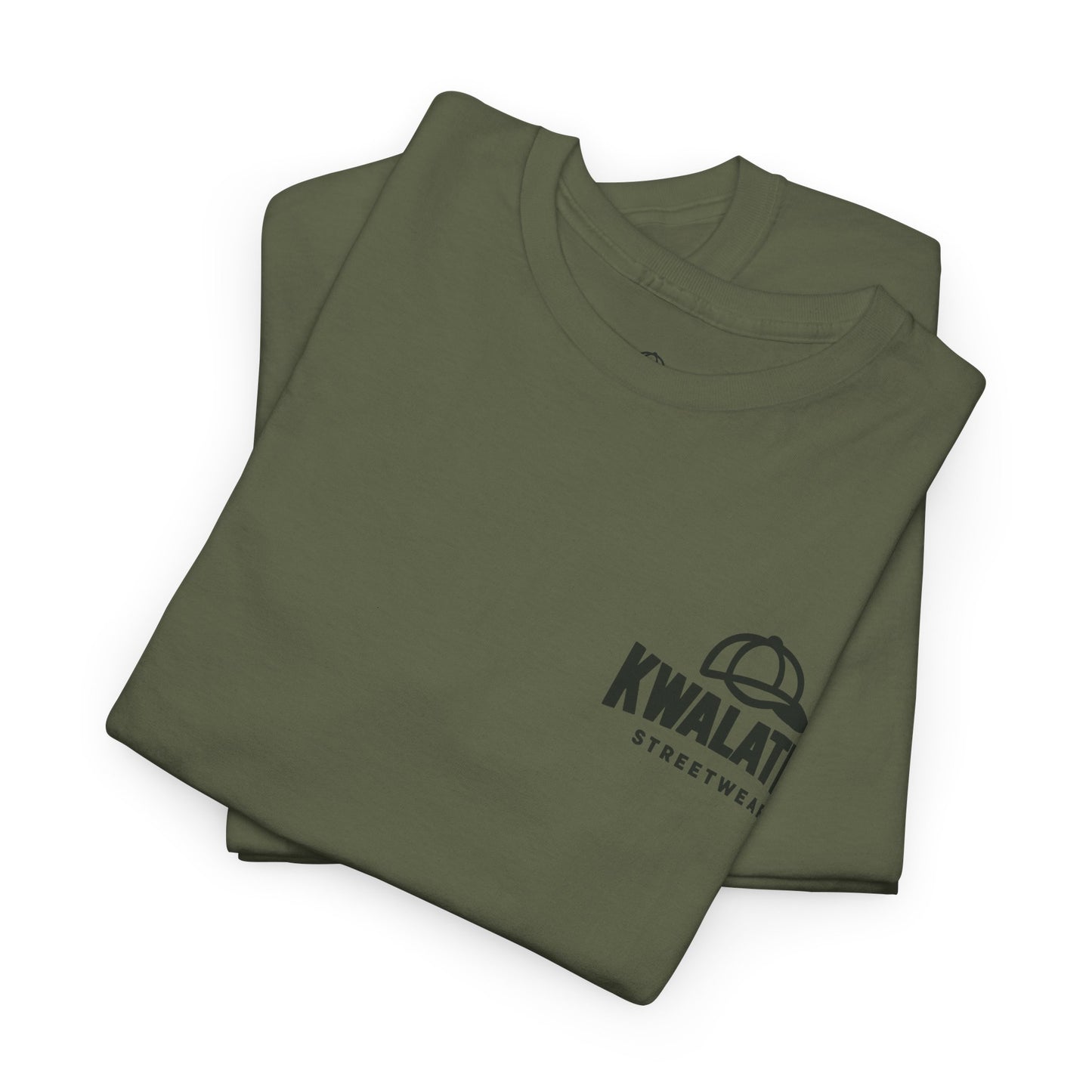 Mandala eye Graphic Tee — Kwalatee® Chest Logo & Ornamental Back Print