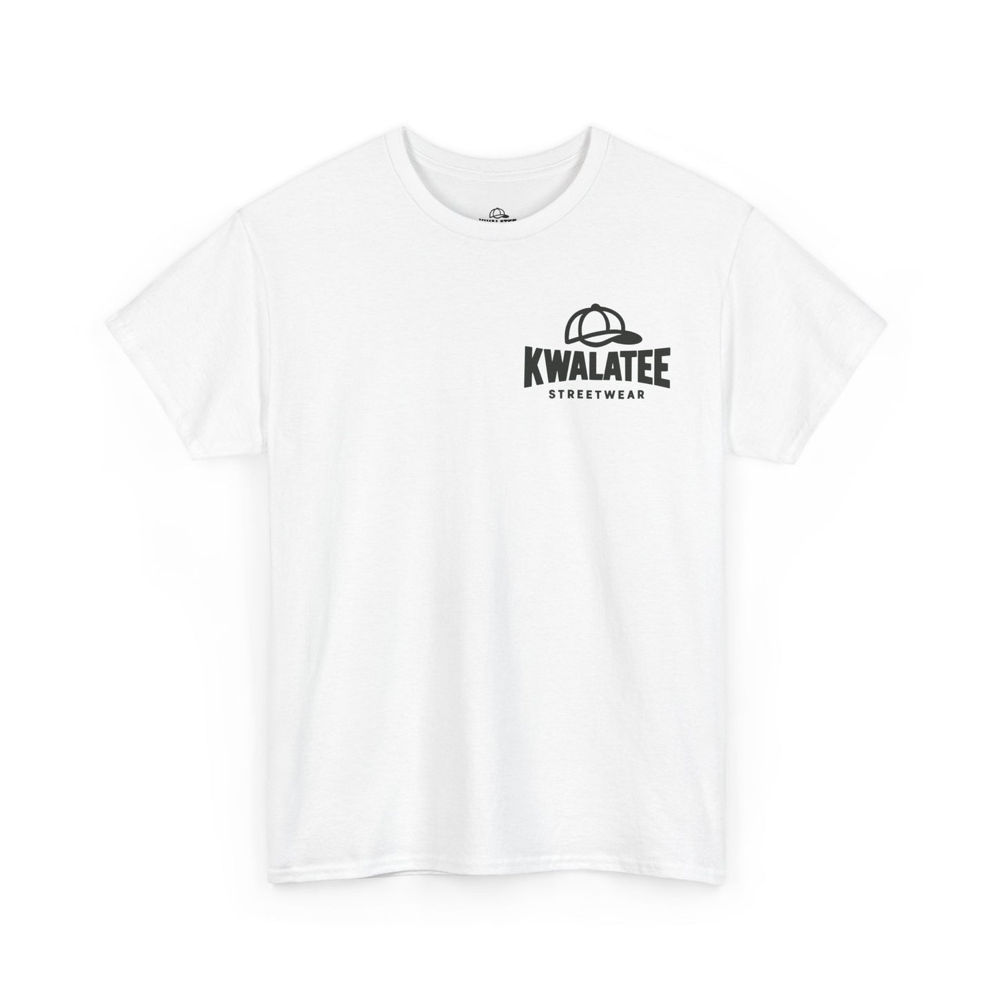 Kwalatee Streetwear Graphic Tee — Bold Cap Logo T-Shirt