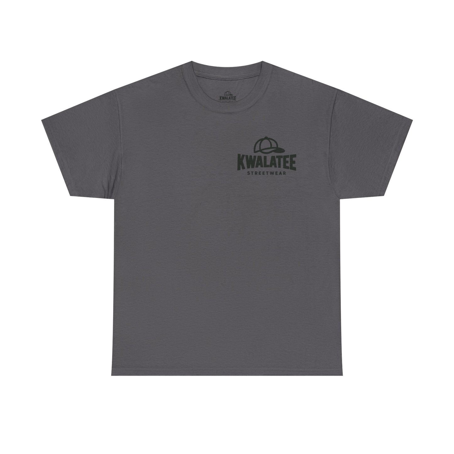 Kwalatee Streetwear Graphic Tee — Bold Cap Logo T-Shirt