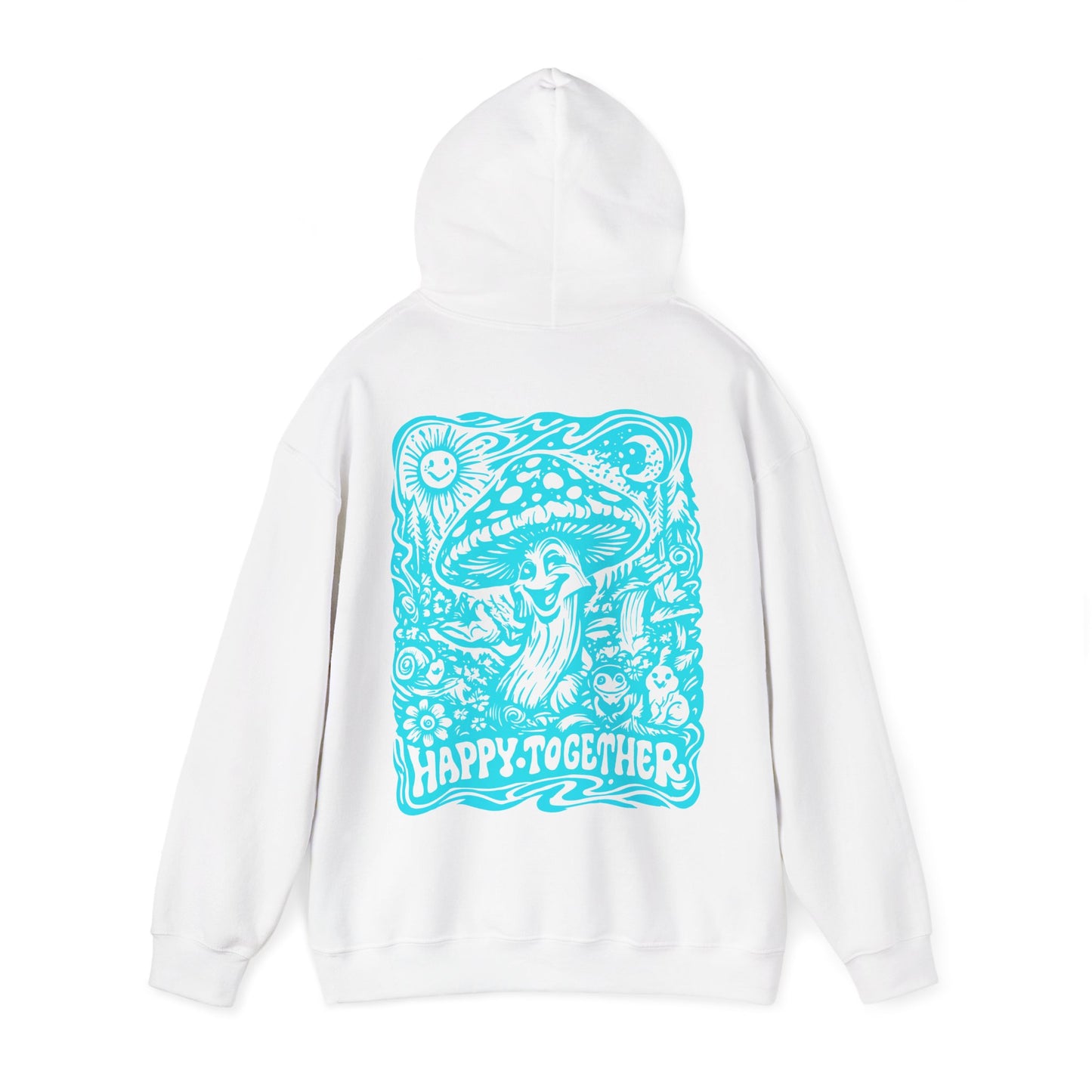 Happy Together Mushroom Hoodie — Kwalatee Graphic Pullover
