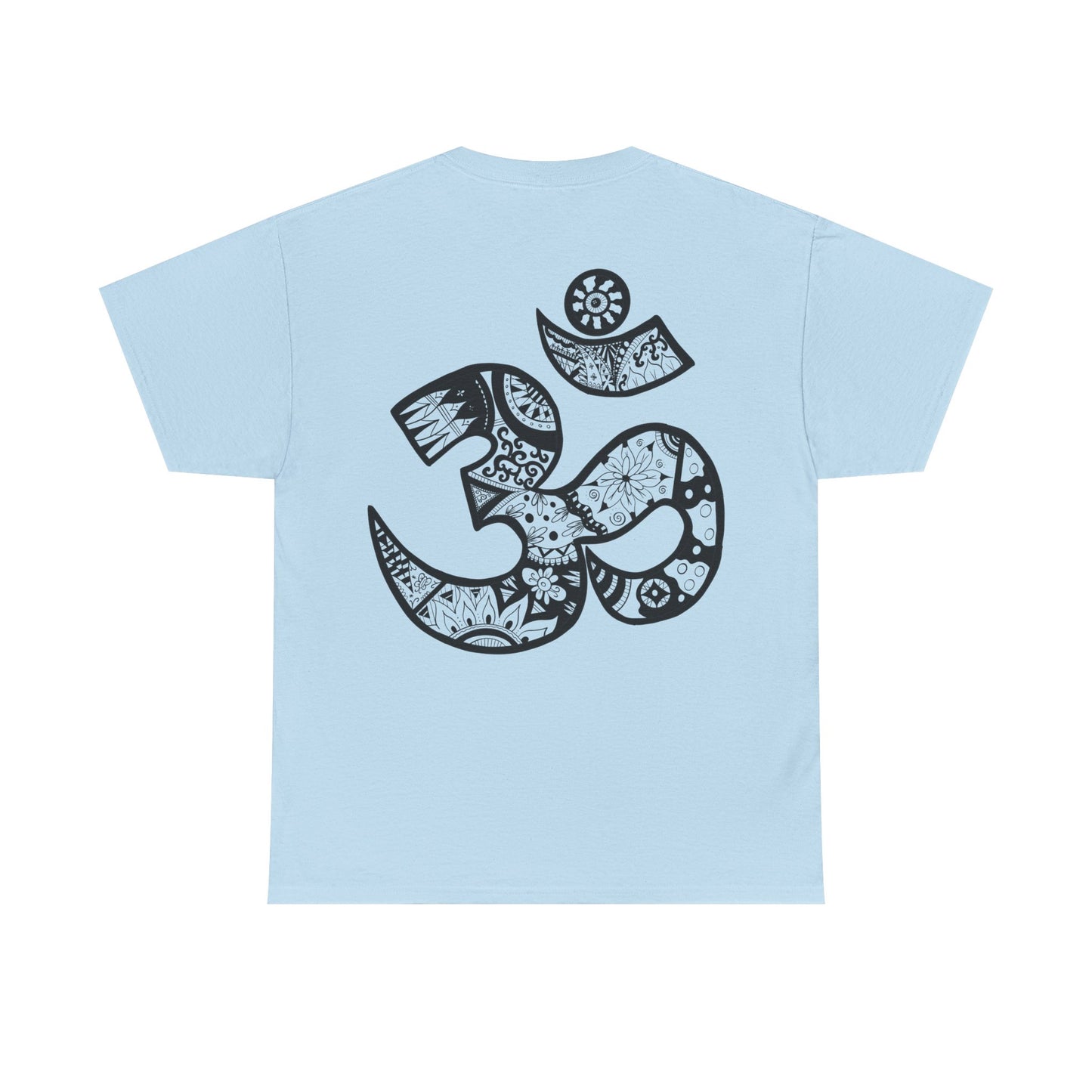 Om Symbol Tee — Hand-Drawn Mandala Om Spiritual Yoga T-Shirt