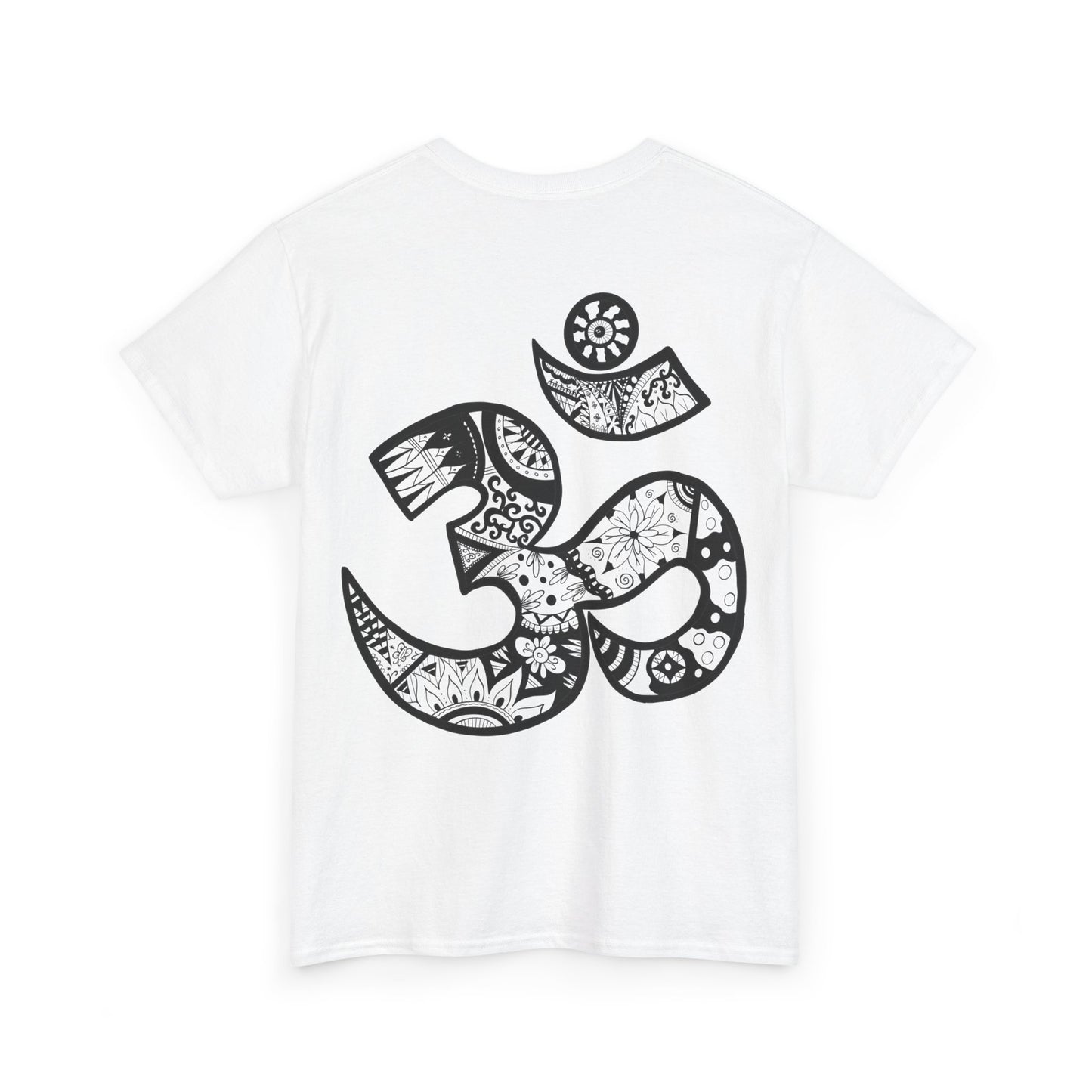 Om Symbol Tee — Hand-Drawn Mandala Om Spiritual Yoga T-Shirt