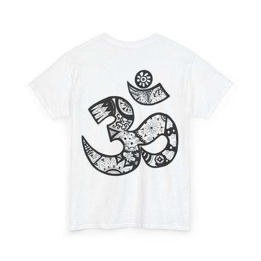 Om Symbol Tee — Hand-Drawn Mandala Om Spiritual Yoga T-Shirt