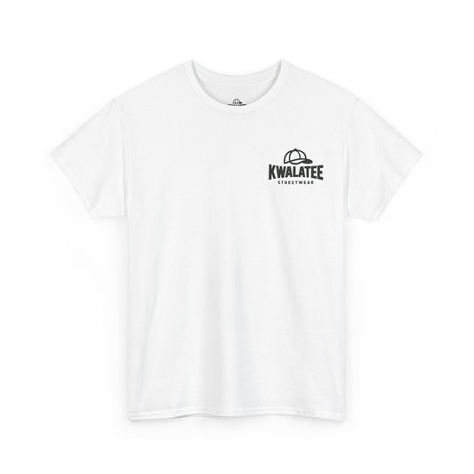 T-Shirt — Kwalatee Floral Mandala Graphic Tee (Front Logo, Back Floral Design)