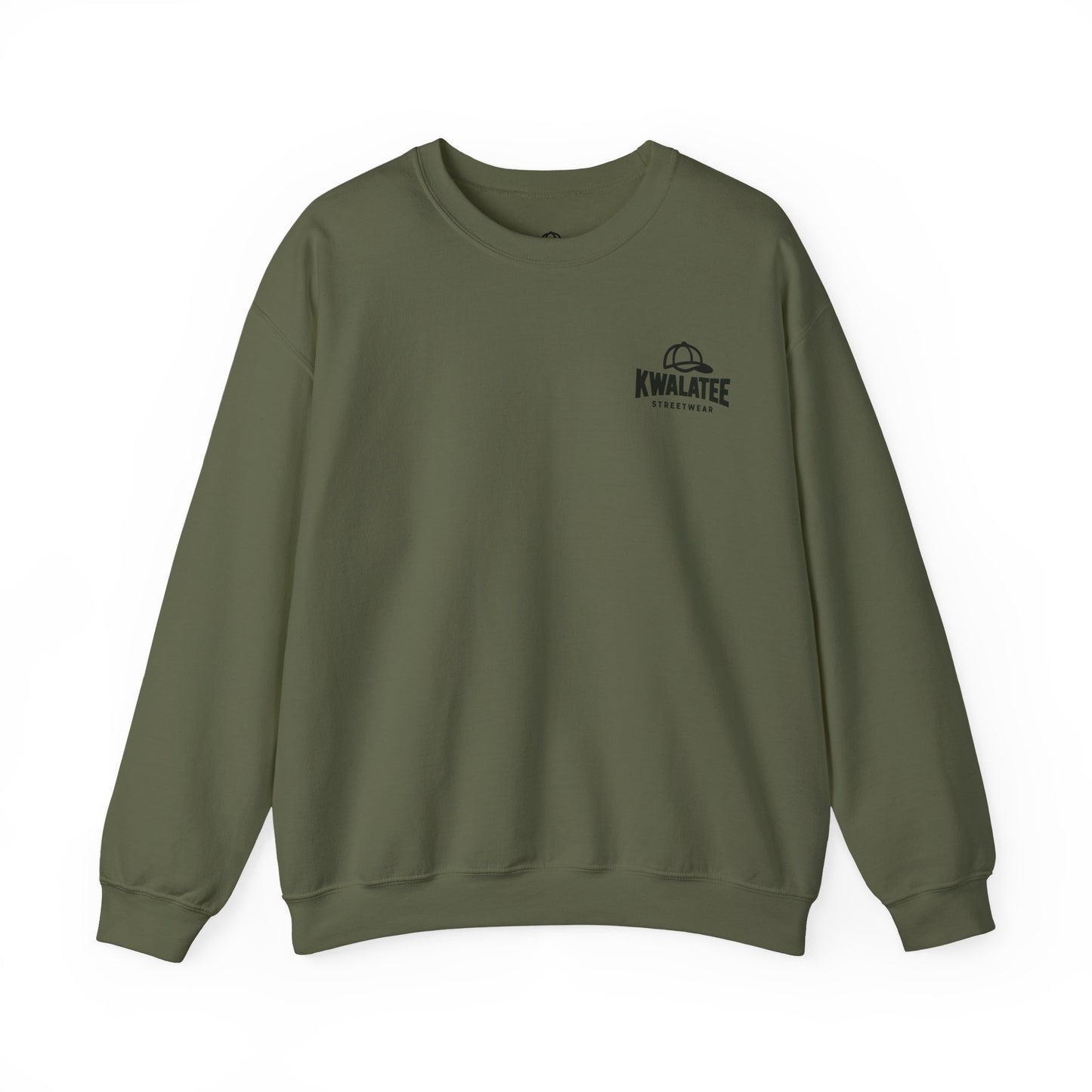 Crewneck Sweatshirt — Kwalatee Graffiti Logo Pullover