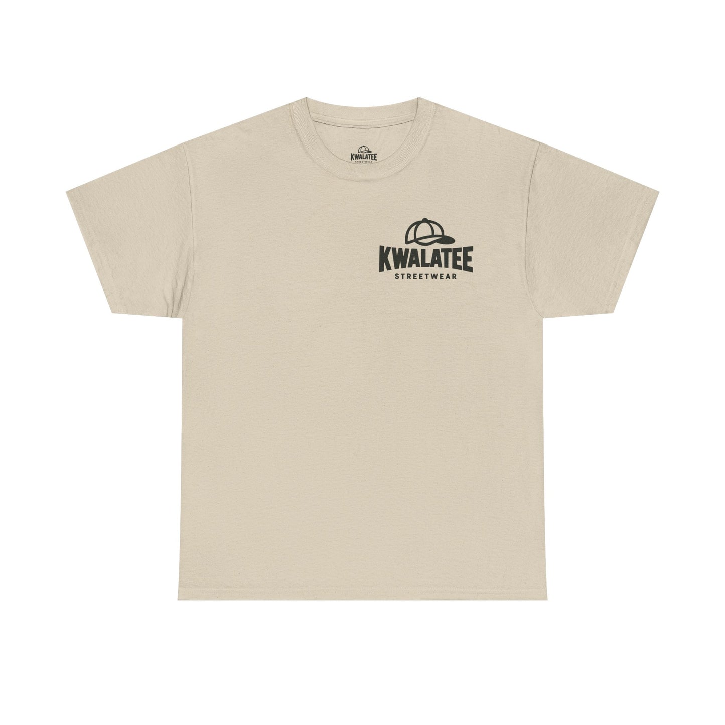 Kwalatee Streetwear Graphic Tee — Bold Cap Logo T-Shirt