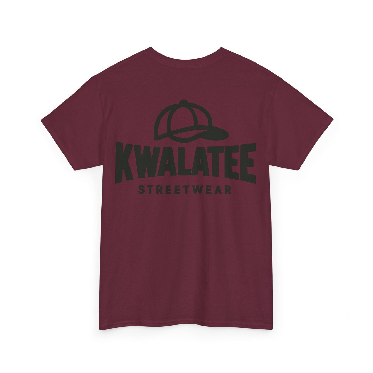 Kwalatee Streetwear Graphic Tee — Bold Cap Logo T-Shirt
