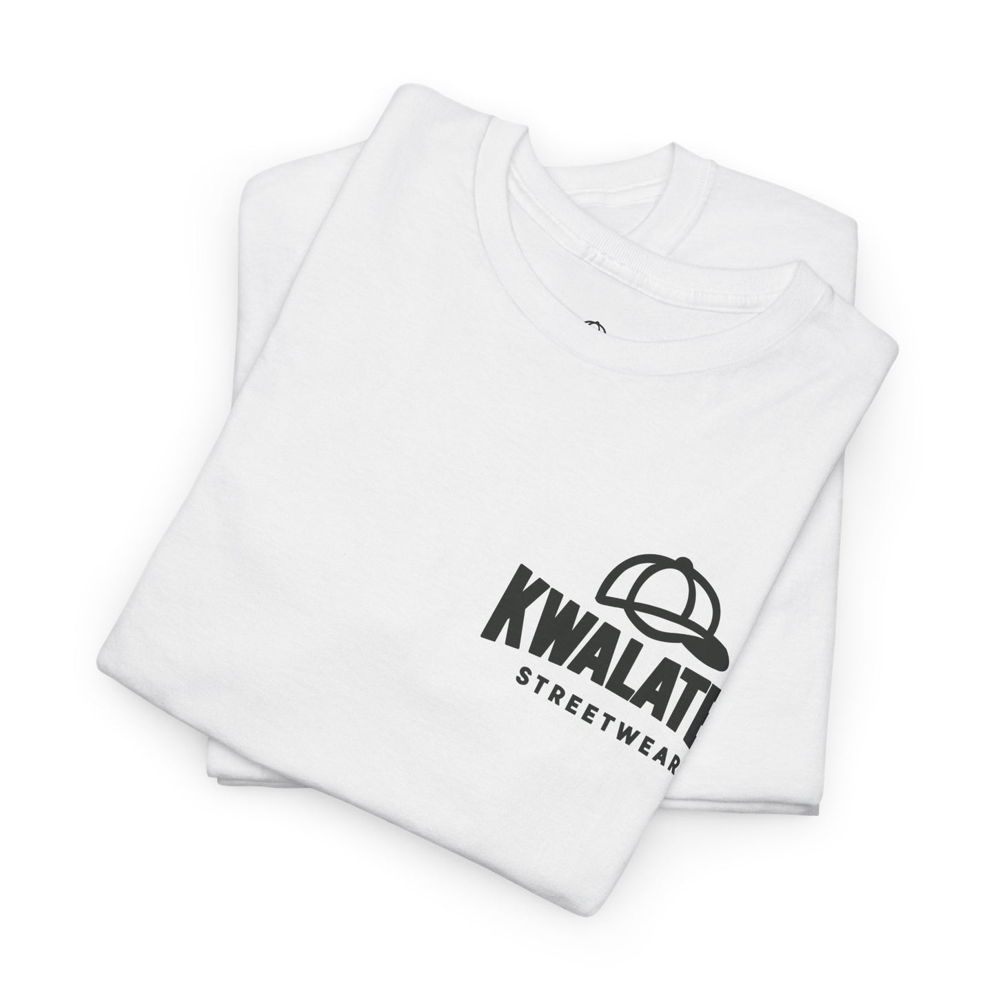 Kwalatee Streetwear Graphic Tee — Bold Cap Logo T-Shirt