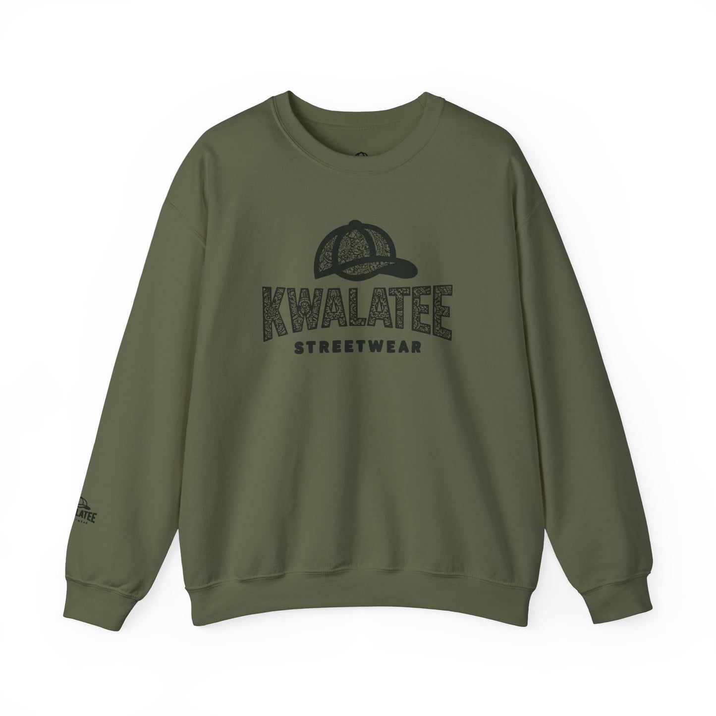 Kwalatee Streetwear Crewneck Sweatshirt — Mandala Logo