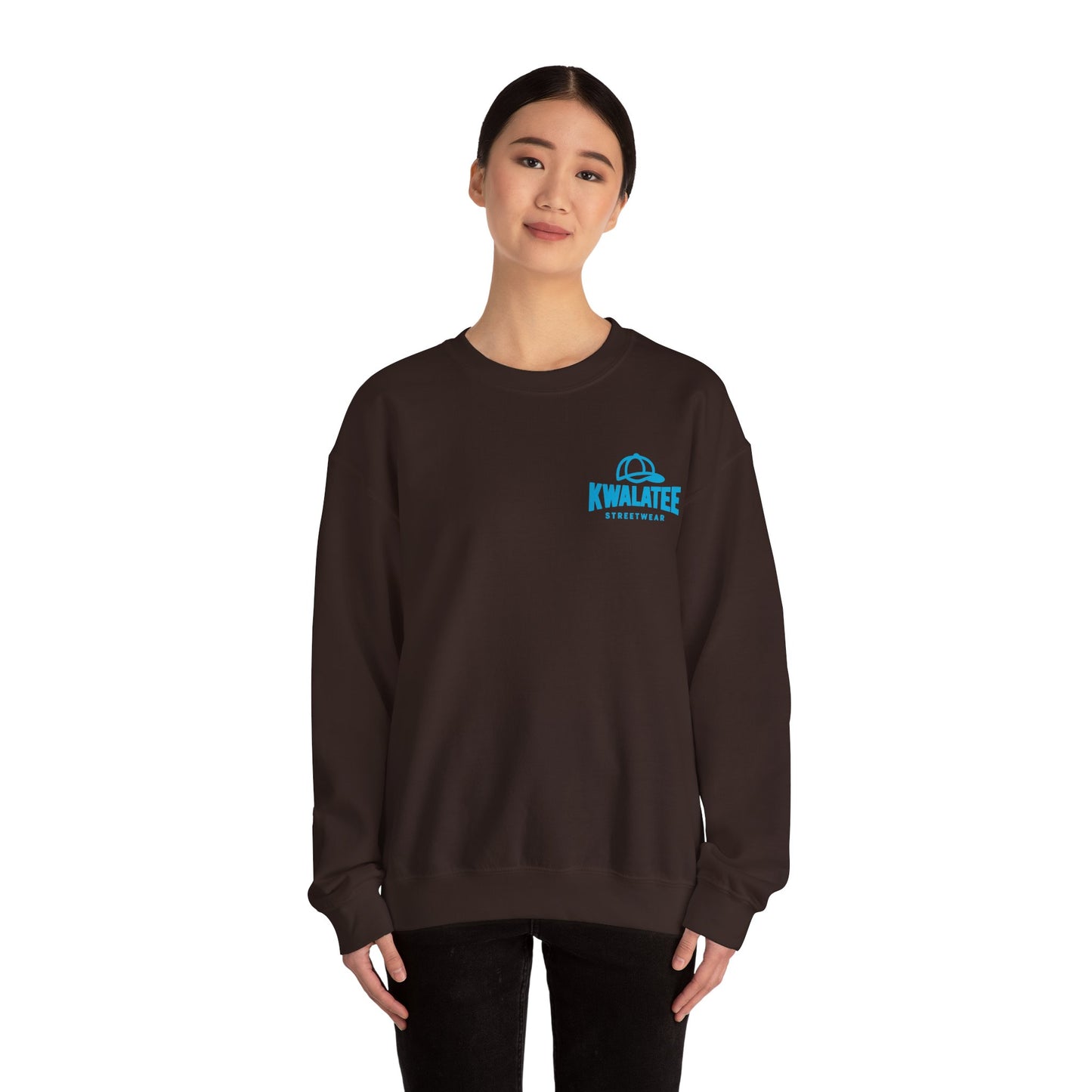 Crewneck Sweatshirt — My Life My Game My Rules Graffiti Design