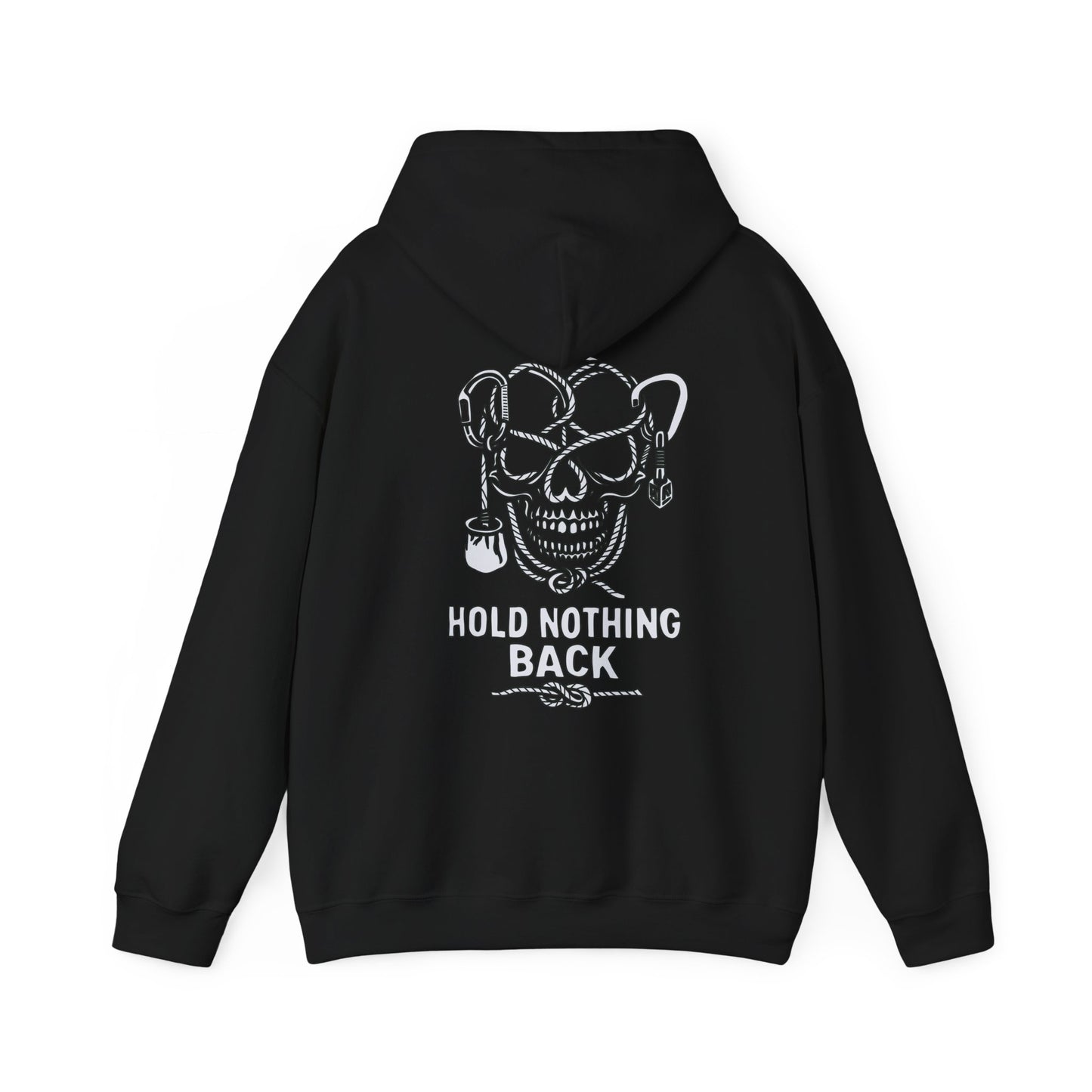 Hold Nothing Back Skull Hoodie — Kwalitee Streetwear Hooded Sweatshirt