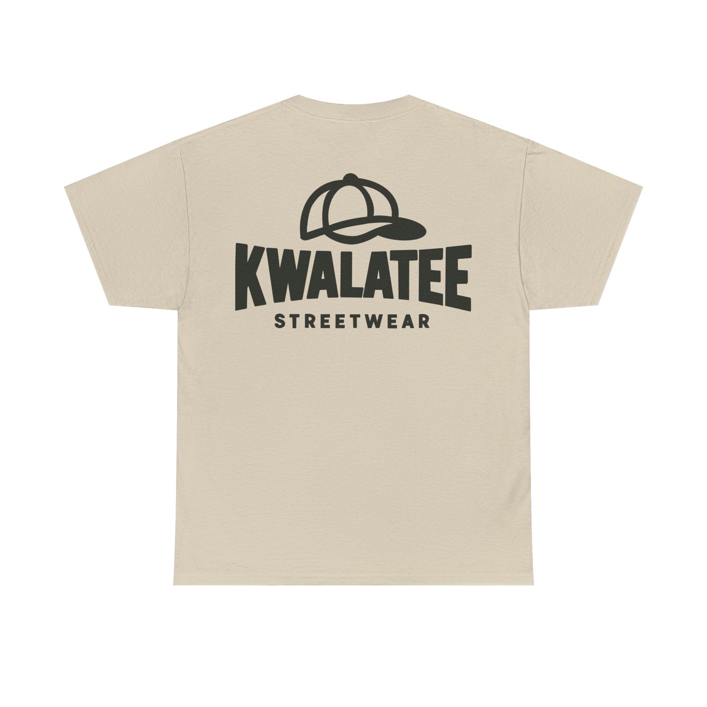 Kwalatee Streetwear Graphic Tee — Bold Cap Logo T-Shirt