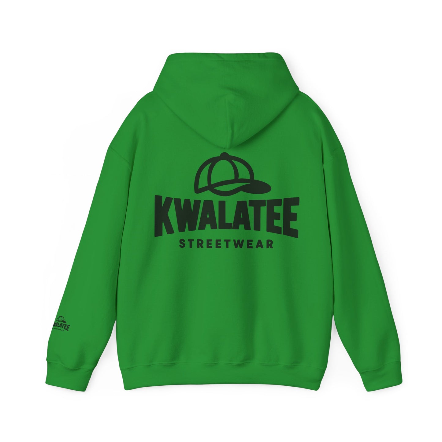 Kwalatee Streetwear Hoodie – Logo Pullover with Cap Graphic