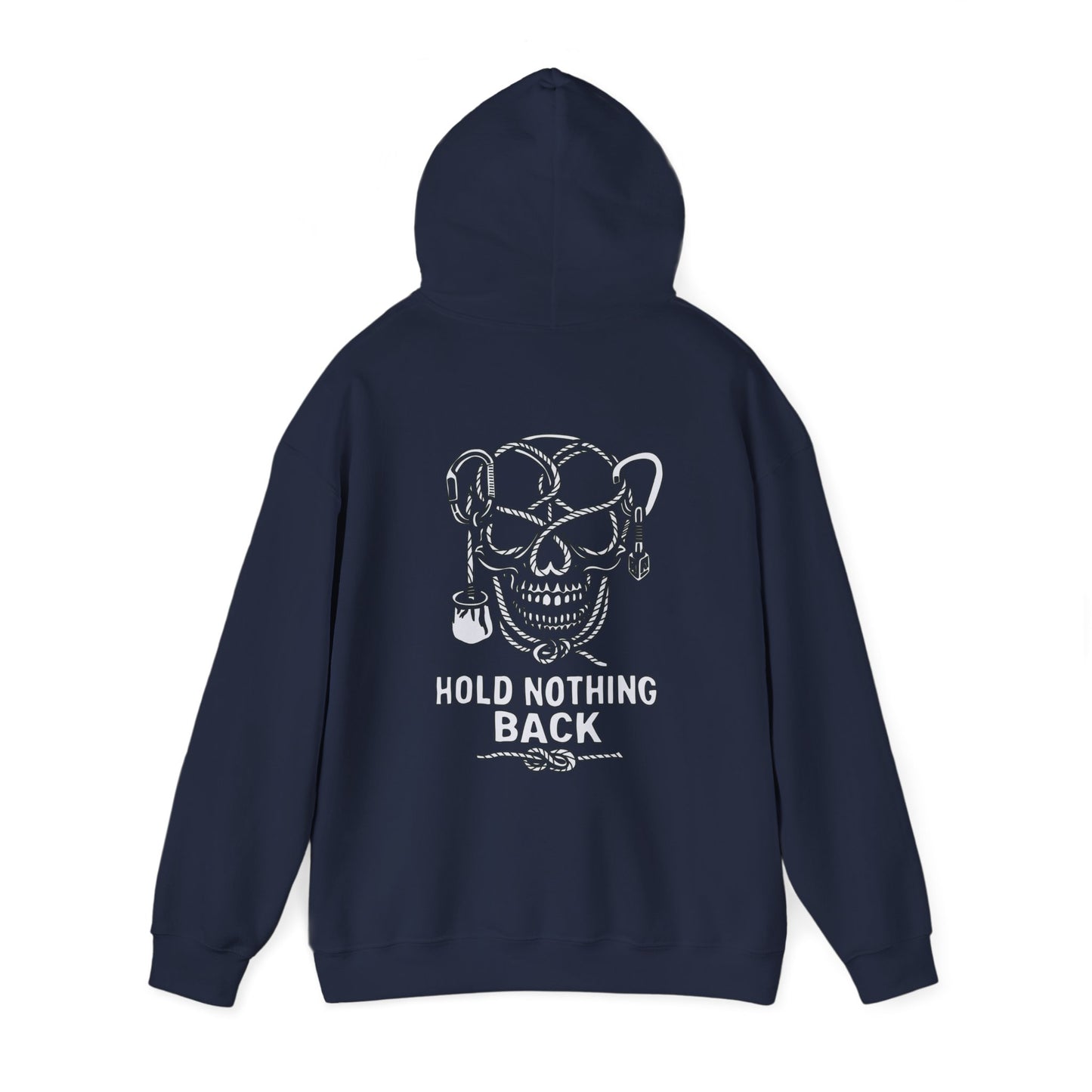 Hold Nothing Back Skull Hoodie — Kwalitee Streetwear Hooded Sweatshirt