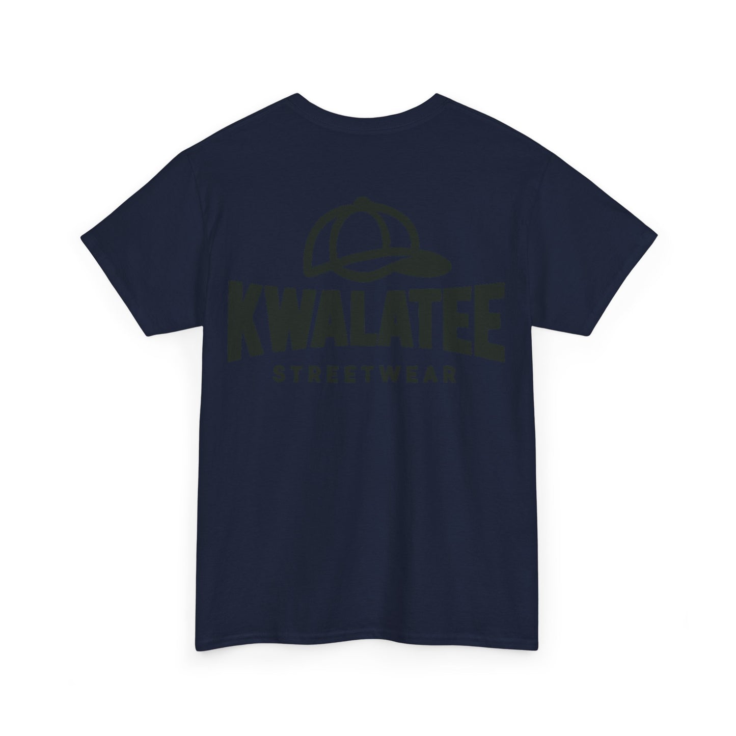 Kwalatee Streetwear Graphic Tee — Bold Cap Logo T-Shirt