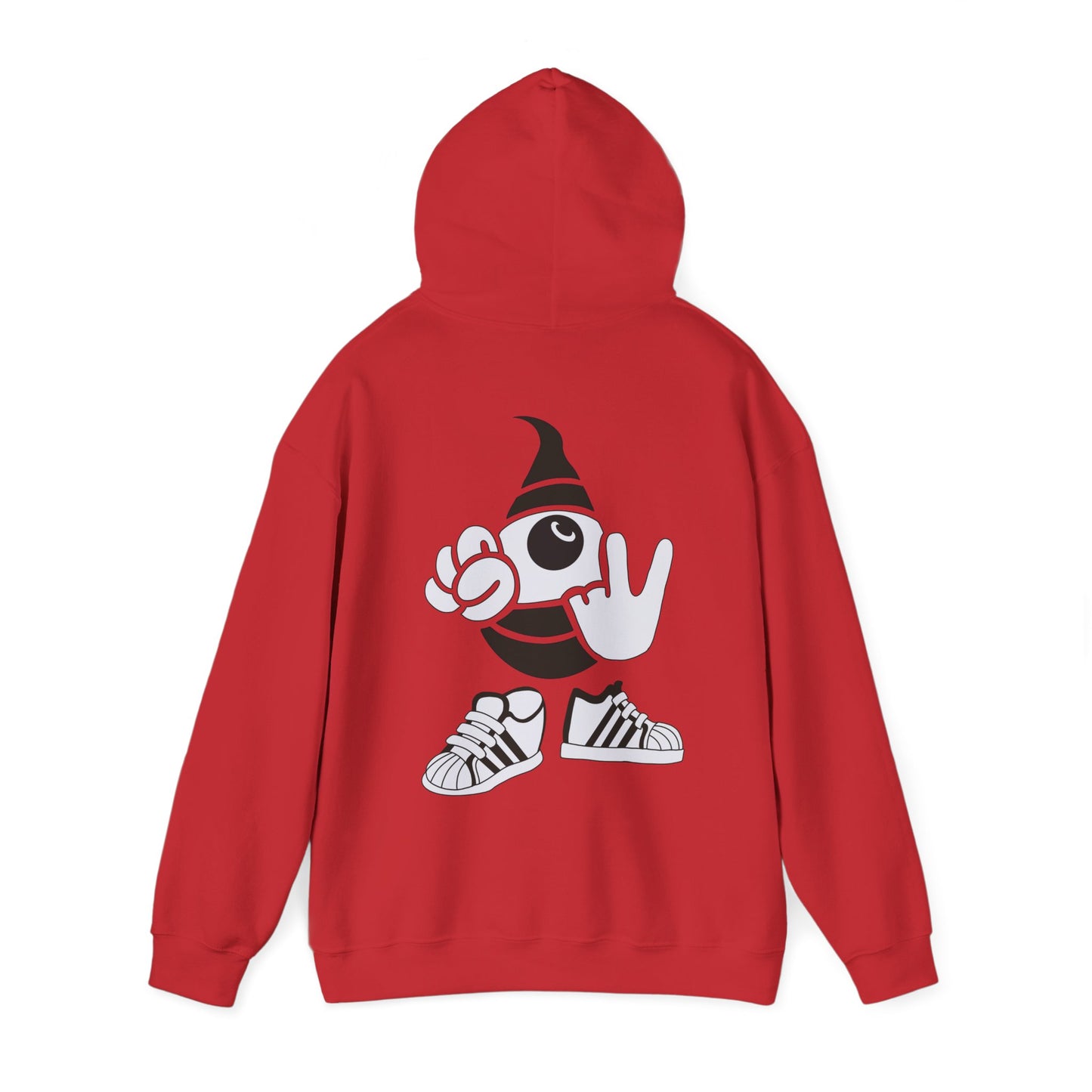 Lazee eyeHoodie — KwalaTee Logo & Cartoon Bee Graphic Sweatshirt