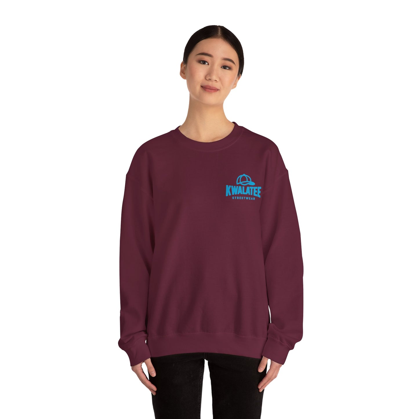 Crewneck Sweatshirt — My Life My Game My Rules Graffiti Design