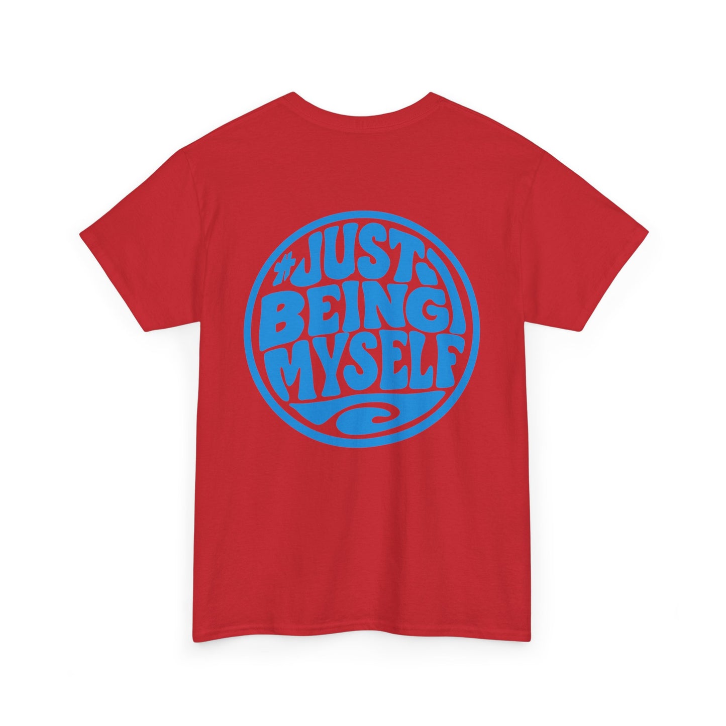 Just Being Myself Graphic Tee — Positive Retro Surf T-Shirt