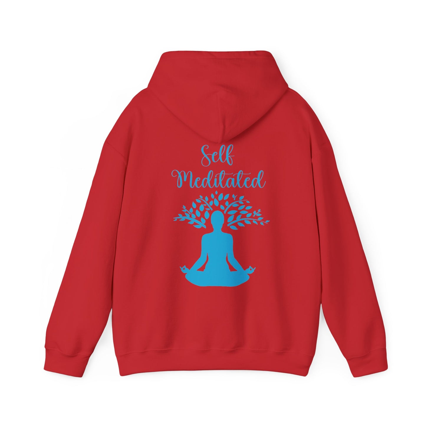 Meditation Hoodie — "Self Meditated" Sweatshirt with Tree Pose Graphic