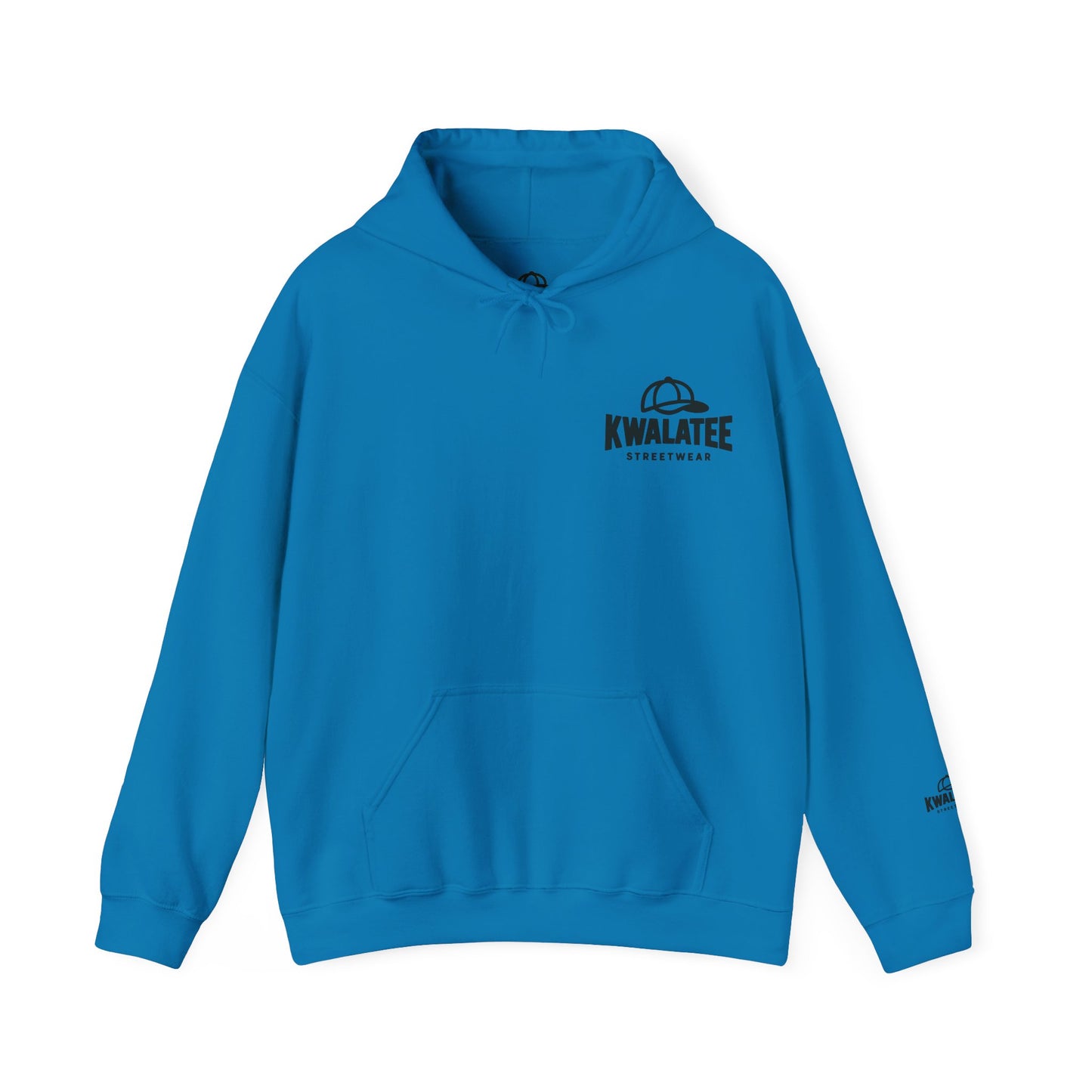 Kwalatee Streetwear Hoodie – Logo Pullover with Cap Graphic
