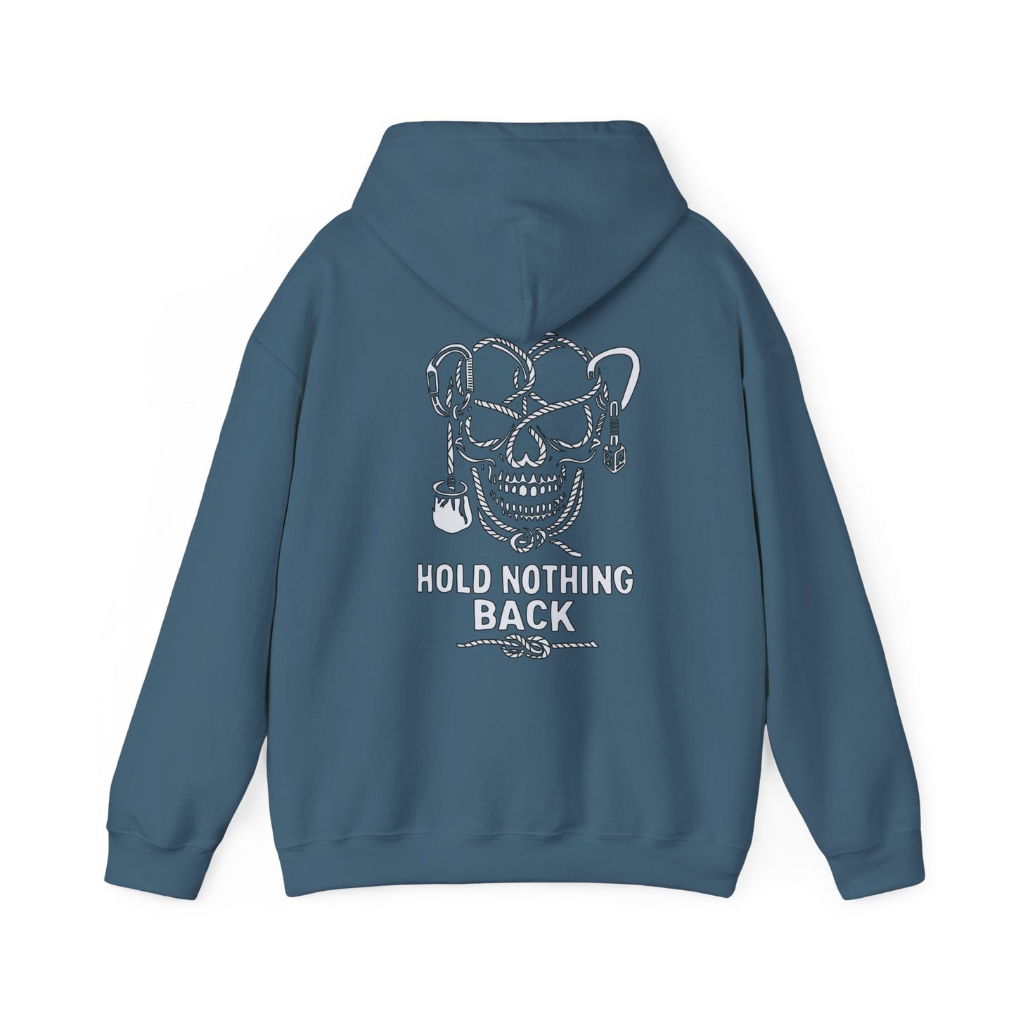 Hold Nothing Back Skull Hoodie — Kwalitee Streetwear Hooded Sweatshirt