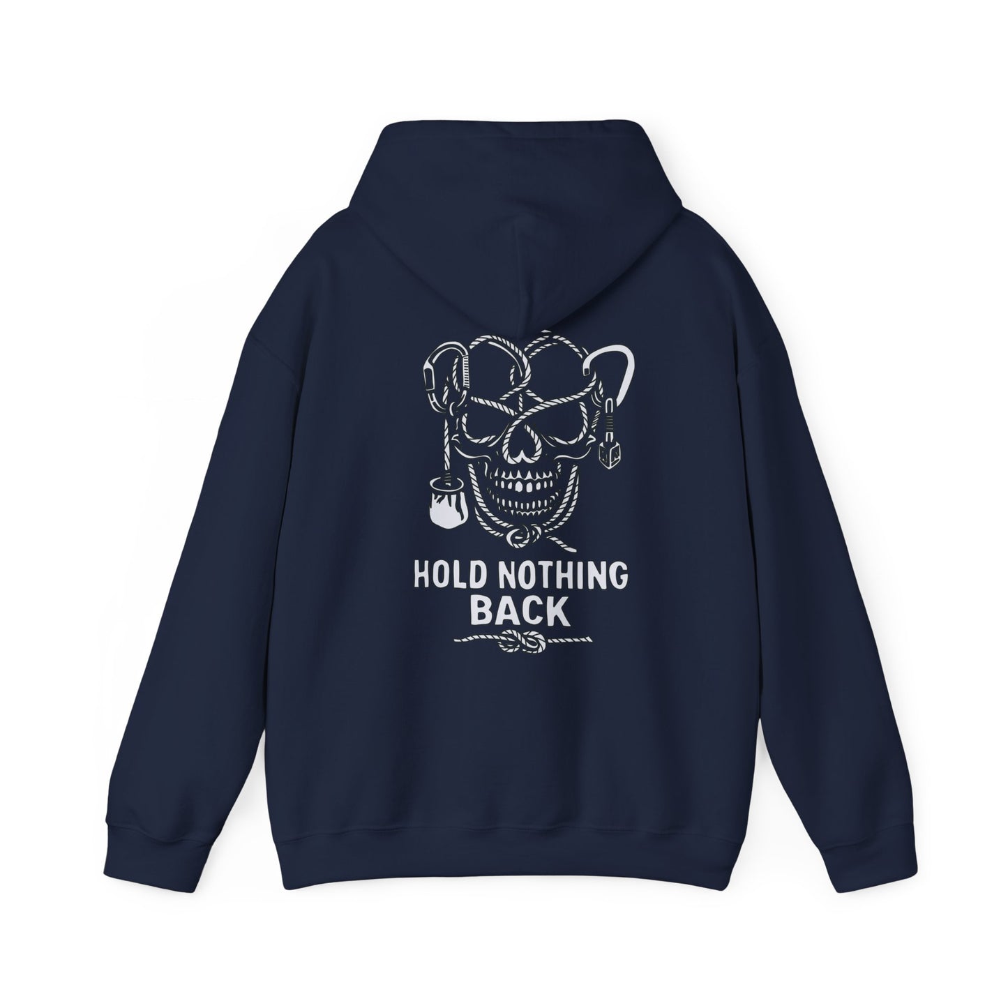 Hold Nothing Back Skull Hoodie — Kwalitee Streetwear Hooded Sweatshirt