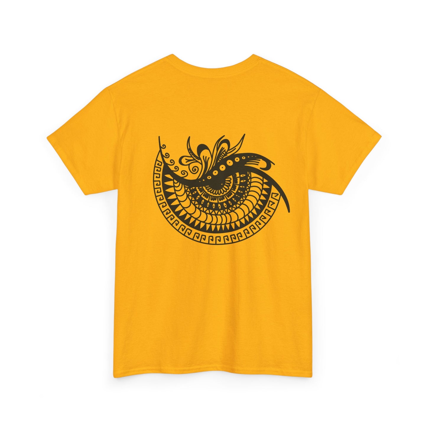 Mandala eye Graphic Tee — Kwalatee® Chest Logo & Ornamental Back Print