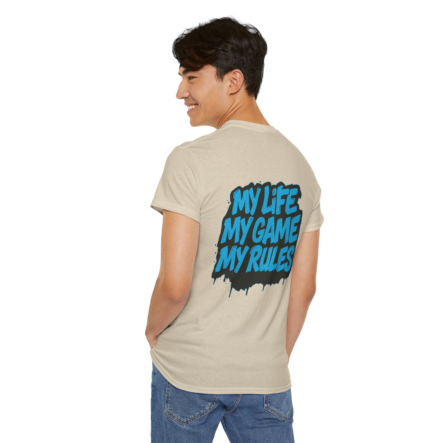 Graphic Tee — "My Life My Game My Rules" Streetwear T-Shirt