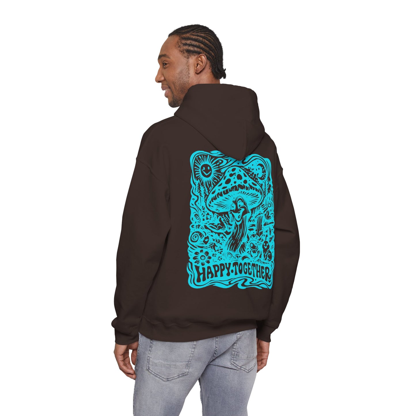 Happy Together Mushroom Hoodie — Kwalatee Graphic Pullover