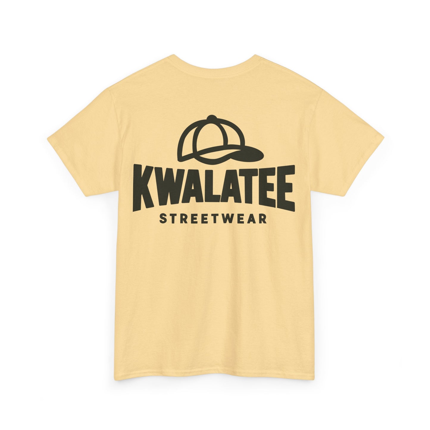 Kwalatee Streetwear Graphic Tee — Bold Cap Logo T-Shirt