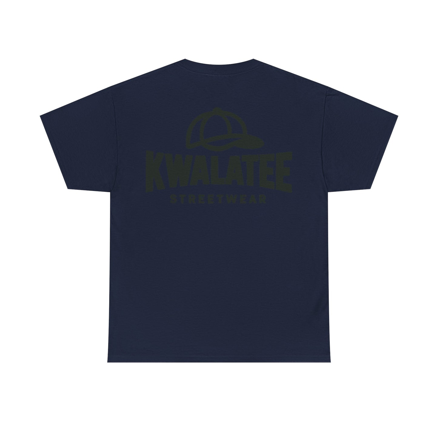 Kwalatee Streetwear Graphic Tee — Bold Cap Logo T-Shirt