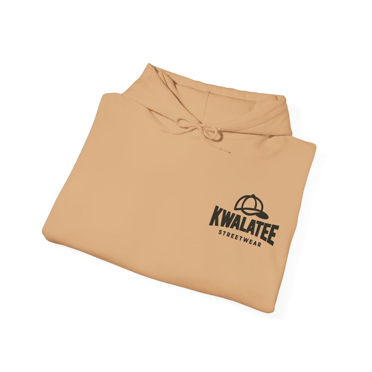 Kwalatee Streetwear Hoodie – Logo Pullover with Cap Graphic