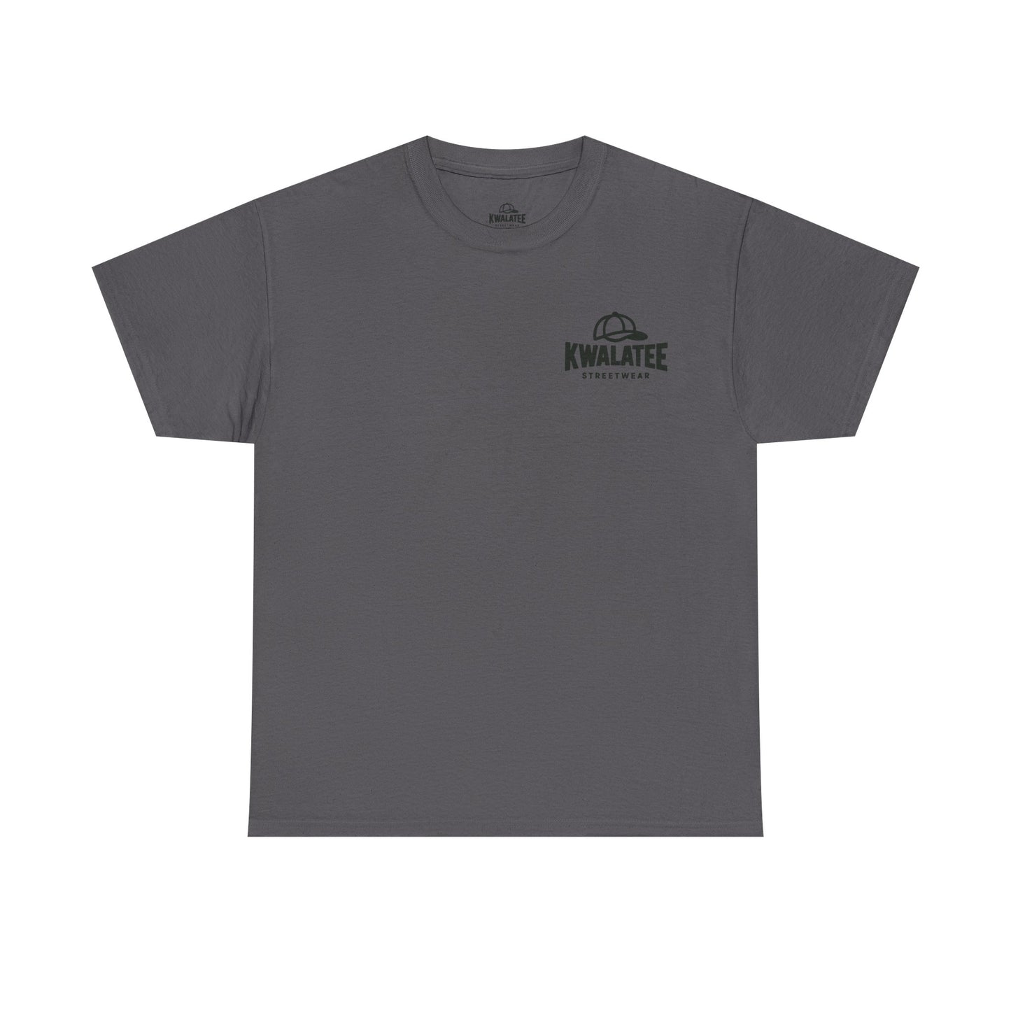 T-Shirt — Kwalatee Floral Mandala Graphic Tee (Front Logo, Back Floral Design)